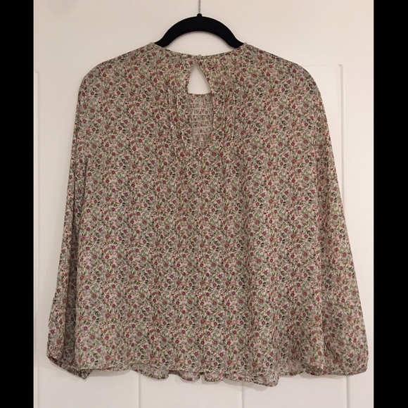 Zara Floral Print Blouse - Picture 2 of 3